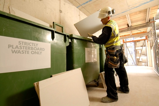 Recycle your  plasterboard waste and save £500 on every skip