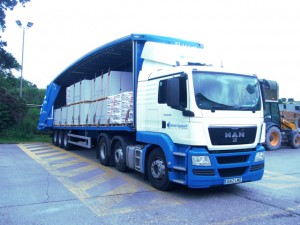 British Gypsum load securing August 2012