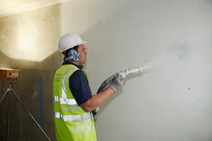 Spray plasters enable hotels to meet deadline