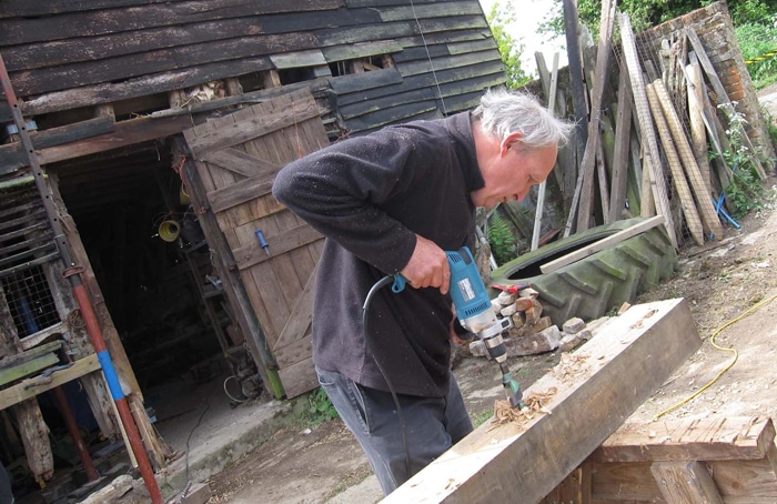 Makita helps to restore historic barn