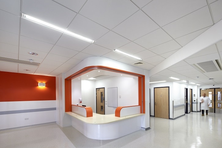 Knauf AMF takes care of hygiene and acoustics at Lister Hospital