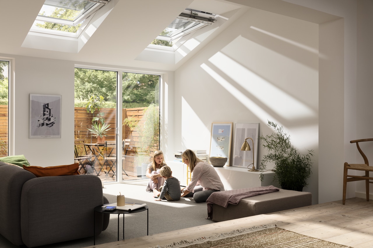 Velux unveils new white-painted roof windows