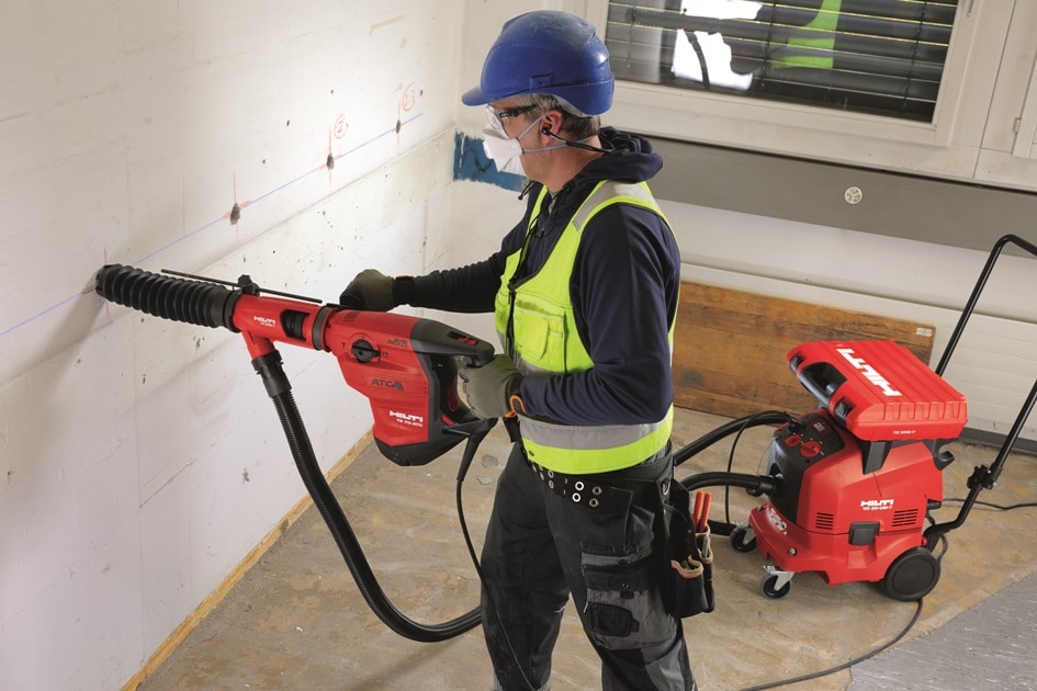 Upgraded Hilti M-class vacuums take control of dust