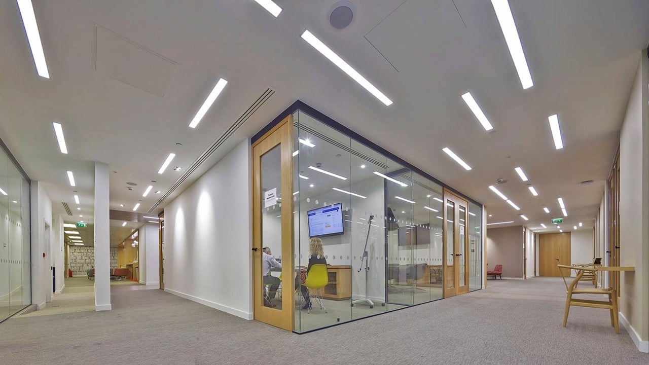 Acoustic ceiling shapes for IPSOS MORI