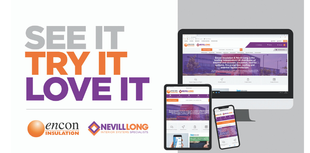 Encon Insulation and Nevill Long unveils new website – see it, try it , love it