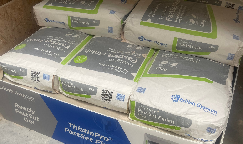 ThistlePro® FastSet Finish enjoys rapid success with UK plastering trade