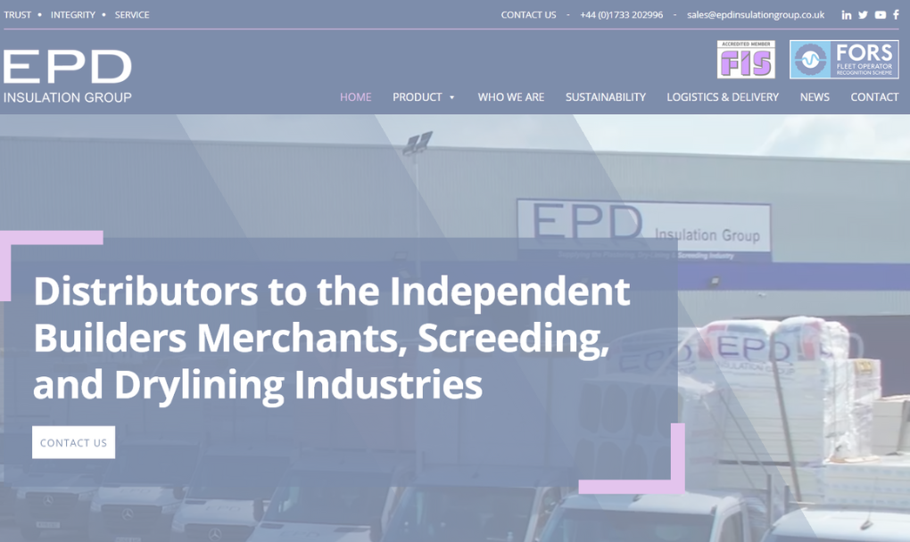 EPD Insulation Group launch new website