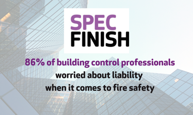 Just 14% of building control professionals feel confident when it comes to the specifications of systems for fire safety