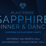 Worshipful Company of Plaisterers to host its Sapphire Dinner and Dance