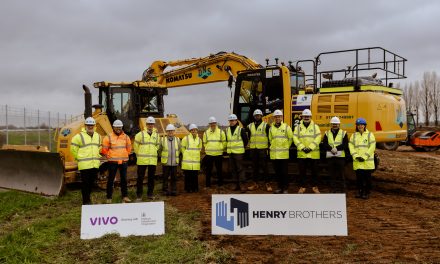 Henry Brothers and VIVO Defence break ground on £6m scheme at Gamecock Barracks